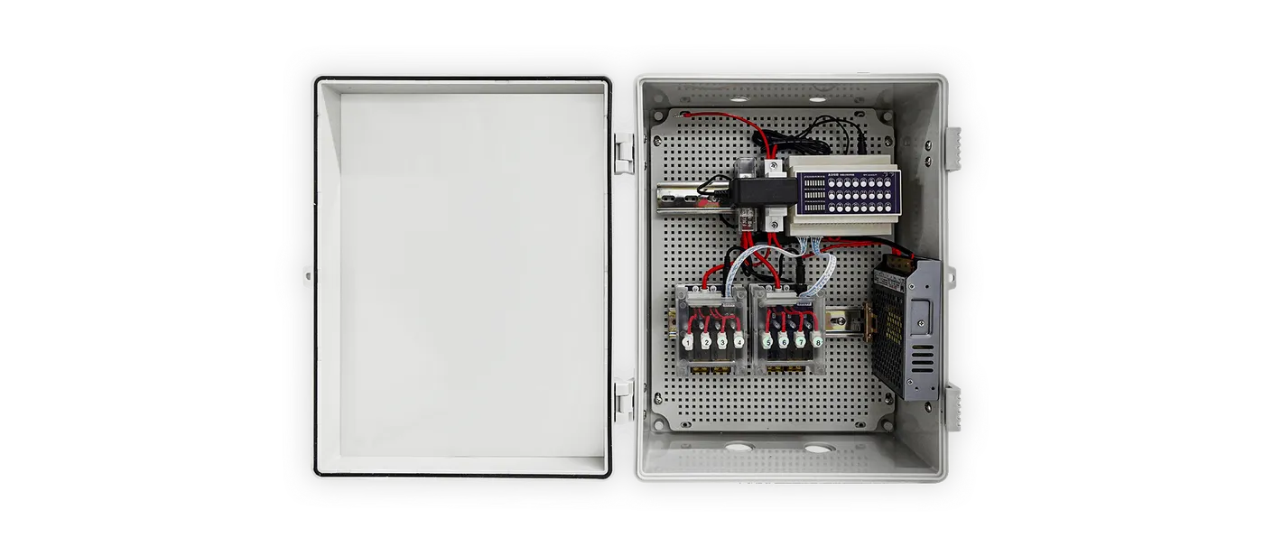 智能分体控制箱功能示意